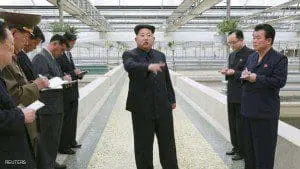North Korean leader Kim Jong Un gives field guidance to the Taedonggang Terrapin Farm in this undated photo released by North Korea's Korean Central News Agency (KCNA) in Pyongyang on May 19, 2015. REUTERS/KCNA (NORTH KOREA - Tags: POLITICS) ATTENTION EDITORS - THIS PICTURE WAS PROVIDED BY A THIRD PARTY. REUTERS IS UNABLE TO INDEPENDENTLY VERIFY THE AUTHENTICITY, CONTENT, LOCATION OR DATE OF THIS IMAGE. FOR EDITORIAL USE ONLY. NOT FOR SALE FOR MARKETING OR ADVERTISING CAMPAIGNS. THIS PICTURE IS DISTRIBUTED EXACTLY AS RECEIVED BY REUTERS, AS A SERVICE TO CLIENTS. NO THIRD PARTY SALES. SOUTH KOREA OUT. NO COMMERCIAL OR EDITORIAL SALES IN SOUTH KOREA