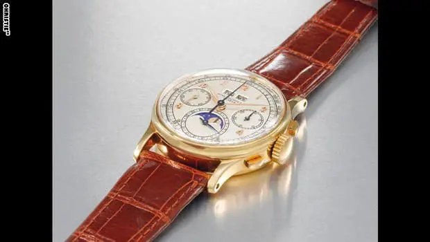بيع ساعة يد ذهبية للملك فاروق بمزاد في دبي بمليون دولار