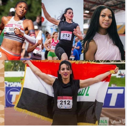 دانة حسين من أفضل عشر عداءات متأهلات لسباق 200م في اولمبياد طوكيو