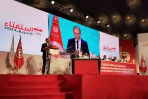 التونسيون يصوتون على دستور قيس سعيد