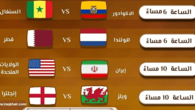 مواجهات كاس العالم قطر اليوم الثلاثاء 29-11-2022م