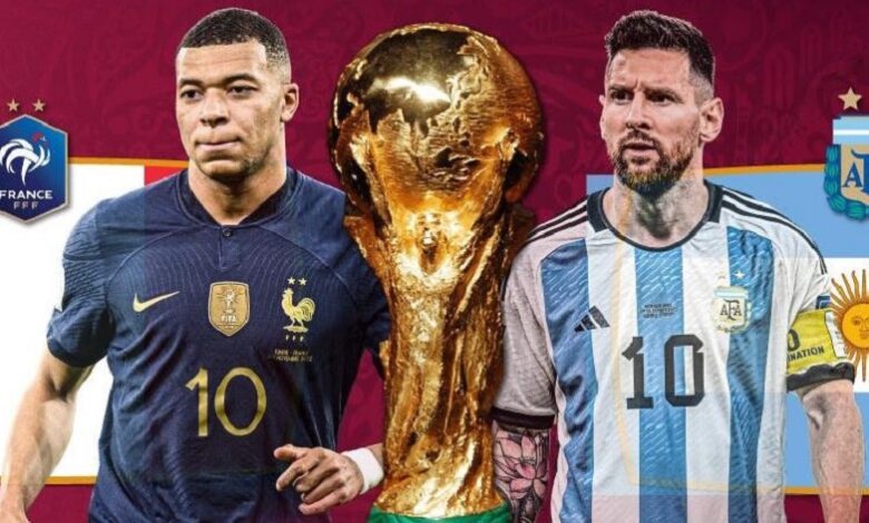 مباراة الأرجنتين وفرنسا وحلم ميسي مبابي في نهائي مونديال قطر 2022م