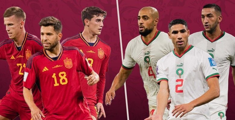 المغرب الى ربع النهائي بعد فوزها على إسبانيا بضربات الترجيح في مونديال قطر2022