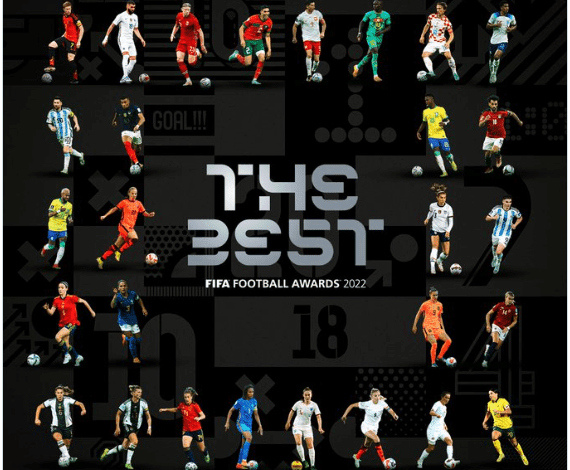 صلاح وحكيمي ضمن المرشحين للتتويج بجائزة أفضل لاعب لعام 2022