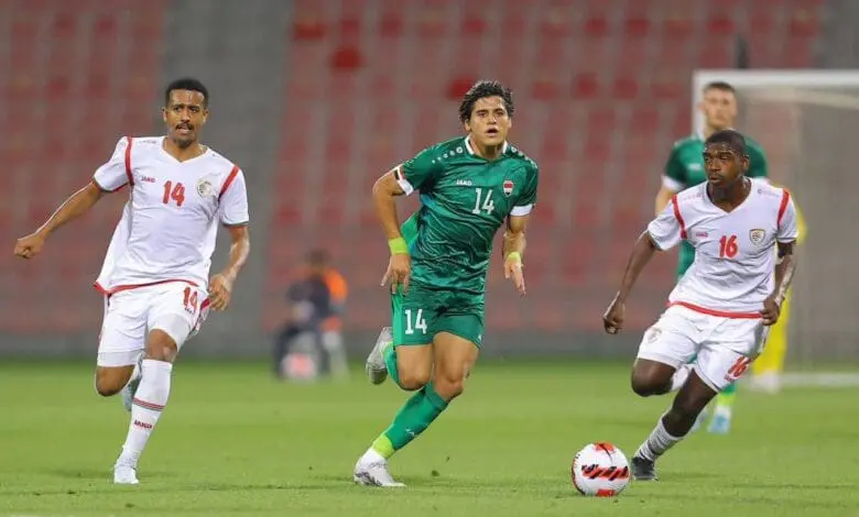 الأولمبي العراقي يفوز على عمان 1 0 بطولة الدوحة الدولية
