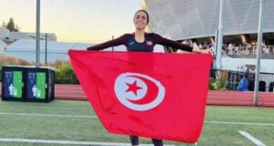 العداءة التونسية مروى بوزياني تتألق وتسجل افضل رقم عالمي لهذا العام