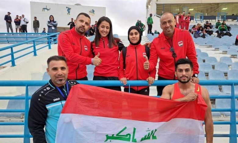 العاب القوى العراقية تحصد 5 ميداليات في البطولة العربية تحت 23 عاما