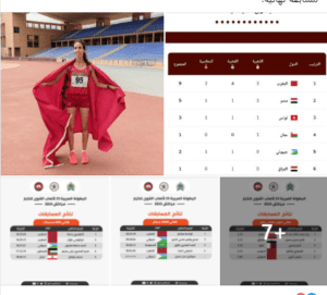 المغرب يتصدر عربية ألعاب القوى في يومها الأول
