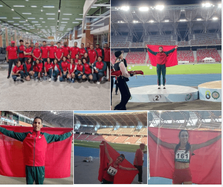 الألعاب العربية ألعاب القوى المغربية تحصد 5 ميداليات في اليوم الأول