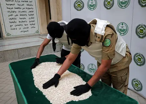 انتشار مخدر الكبتاغون في السعودية ضبط مليون حبة عبر منفذ ميناء ضباء