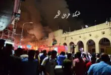 حريق يلتهم اكثر من 372 محلاً في سوق القلعة بازاري قيصري بأربيل