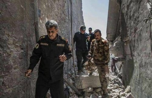 بالفديو الساعدي هرقل العراق يدير عملية ضد داعش على بعد أمتار