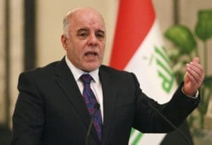 النصر ينفي مغادرة العبادي العراق