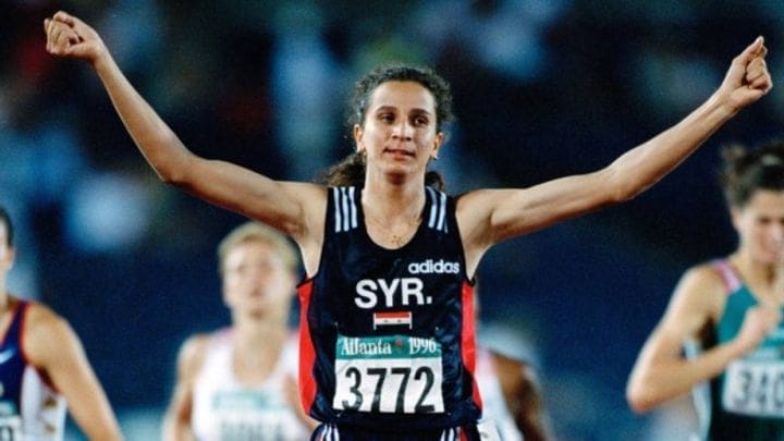 غادة شعاع أسطورة الرياضة السورية الحاصلة على ذهبية اولمبياد أتلانتا عام 1996