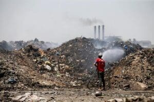 كارثة صحية مرعبة تلوث هواء بغداد