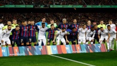 شاهد مباشر مباراة برشلونة وريال مدريد في نصف نهائي كأس ملك إسبانيا