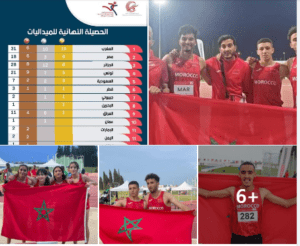 المغرب يحرز لقب البطولة العربية الأولى لألعاب القوى تحت 23 عاما