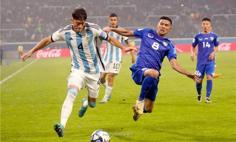 كأس العالم للشباب 2023 الأرجنتين تهزم أوزبكستان