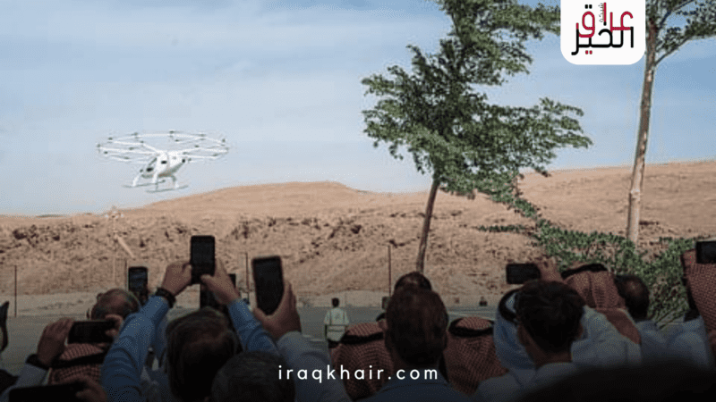 نيوم تعلن نجاح أولى تجارب التاكسي الجوي في السعودية 2023