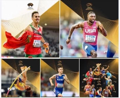 الاتحاد الدولي لألعاب القوى 11 مرشح لنيل جائزة افضل رياضي 2023