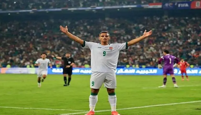 اللاعب العراقي علي الحمادي