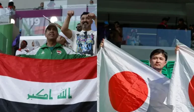 قمة المجموعة مباراة العراق واليابان كاس اسيا قطر 2024