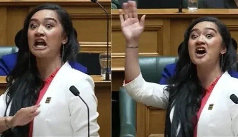 هانا روهيتي تؤدي رقصة الهاكا نيوزيلندا في البرلمان