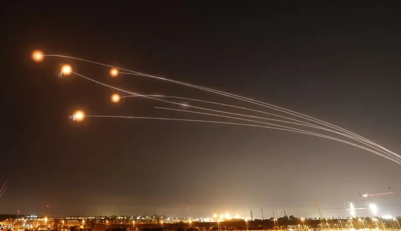 الهجوم الايراني على إسرائيل بعشرات المسيّرات والصواريخ