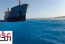 تفاصيل تحفظ مصر على السفينة الجانحة عند خليج العقبة حتى حصر التلفيات