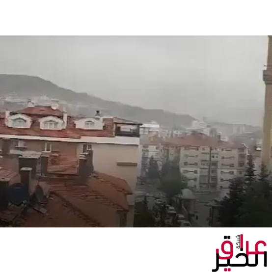 سقوط مئذنة مسجد في تركيا بسبب عاصفة قوية